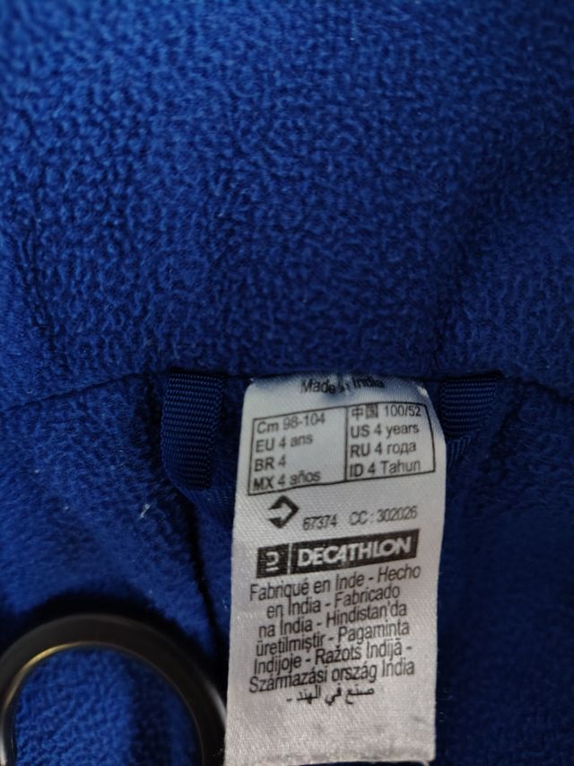 Chaqueta de esquí Wedze para niño, talla 4 años.