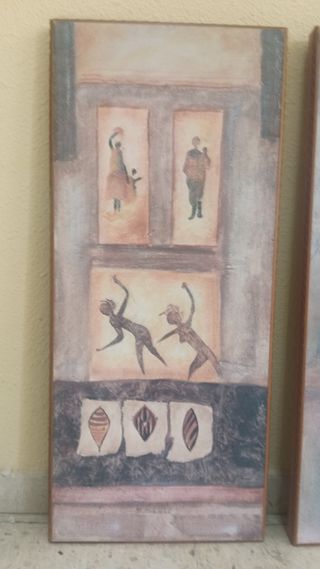 Tríptico nativos norteamericanos.
