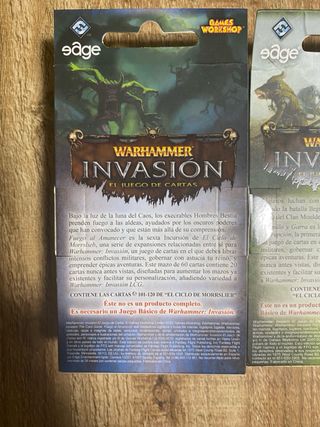 Warhammer Invasion: Juego de Cartas y Expansiones