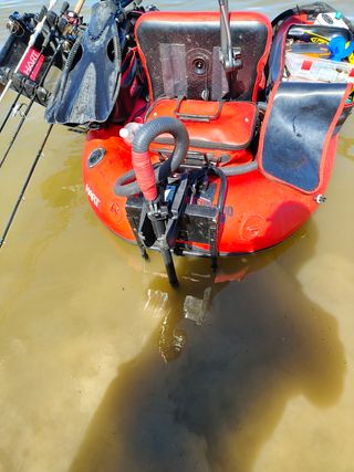 Motor eléctrico para pato + soporte + bateríalitio