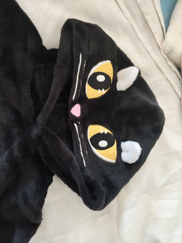 Sudadera niña gato invierno