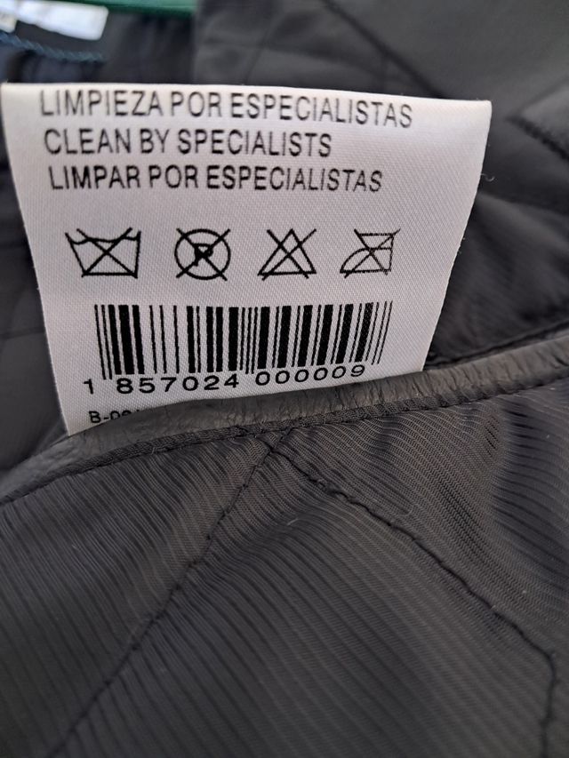 Chaqueta cuero negra hombre autentica piel.