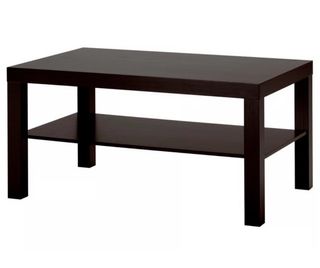 Mesa centro negra - madera