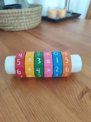 Rodillo cuentas matemáticas