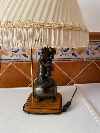 Lámpara bronce estilo vintage