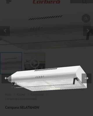 Campana extractora Corberó SELATI640W