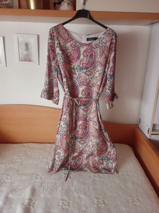 Vestido Melo multicolor estampado paisley