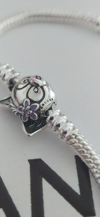 Pulsera Pandora plata - Gato
