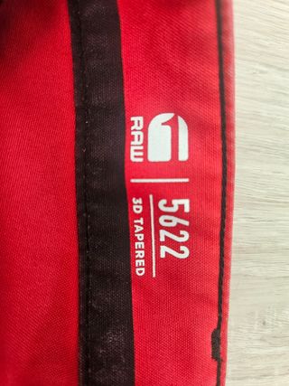 Bermudas G-Star rojas y negras L