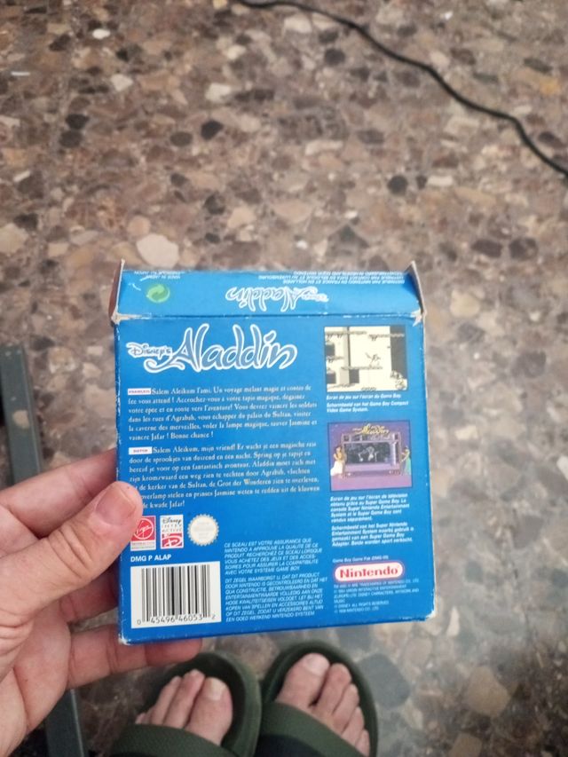 Juego Game Boy Aladdin Completo