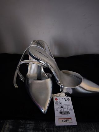 Zapatos Bershka Plata 37