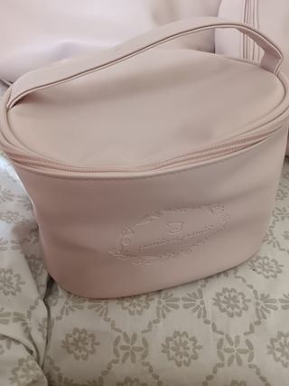 Juego maletas rosa pastel