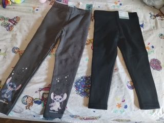 2 Leggings niña Stitch -talla 4-5