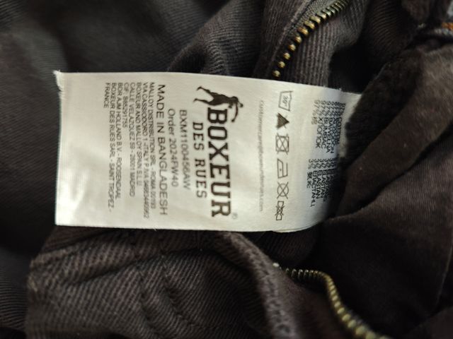 Pantalones cargo Boxeur negros