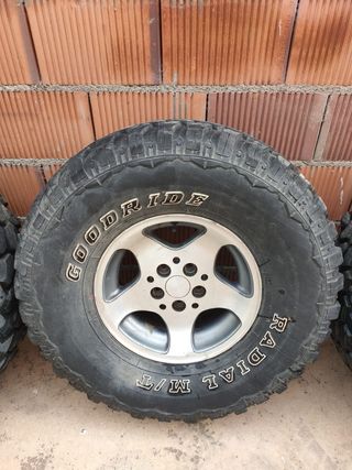 Ruedas jeep xj zj goodride radial m/t 33x12.5r15