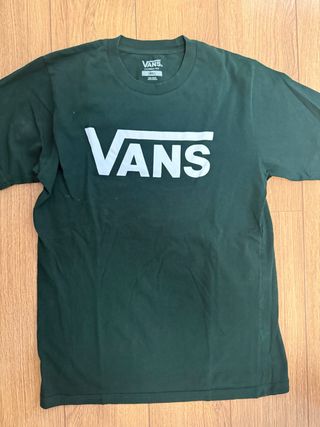 Camiseta Vans verde oliva talla S