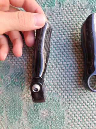 Mancuernas carbono de bici