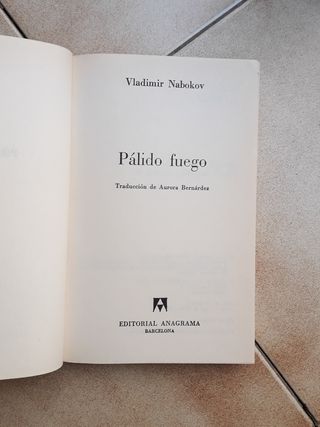 Pálido fuego (Spanish Edition)