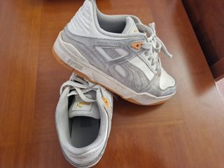 Zapatillas Puma niño - Gris/Blanco