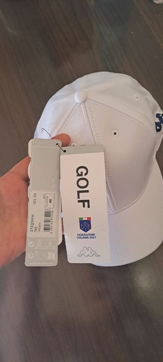 Cappellino Kappa bianco unisex