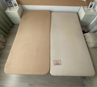 2 Somieres Tapiflex - Beige y Blanco