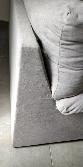 Sofá 2 plazas gris 