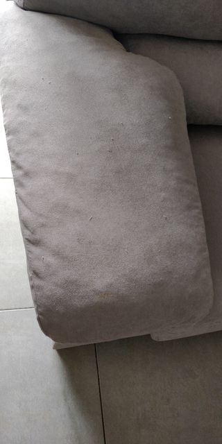 Sofá 2 plazas gris 