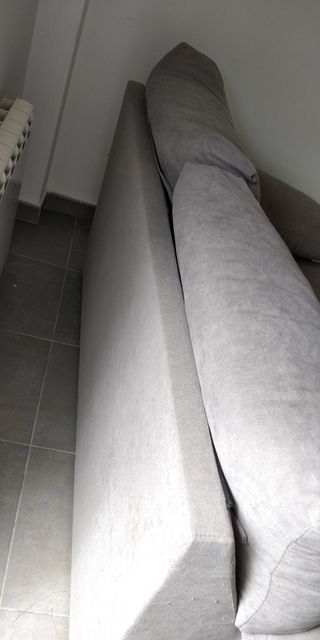 Sofá 2 plazas gris 