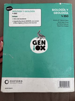 Biología y Geología 4º ESO. Libro del estudiant...