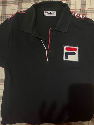 Polo Fila Negro - Talla L