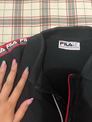 Polo Fila Negro - Talla L