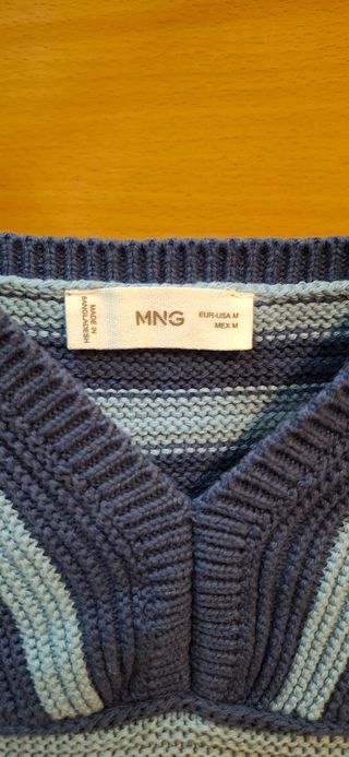 Top tirantes Mango Teen - Azul
