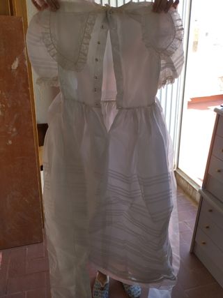 Vestido comunión niña blanco