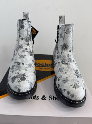 Botas Dockers by Gerli - Flores Grises