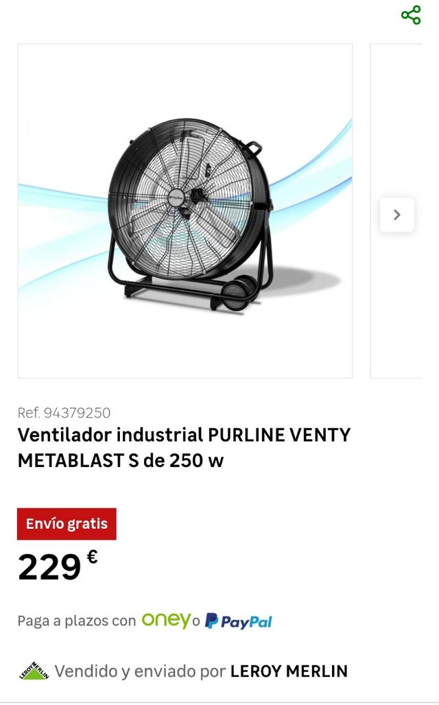 Ventilador grande