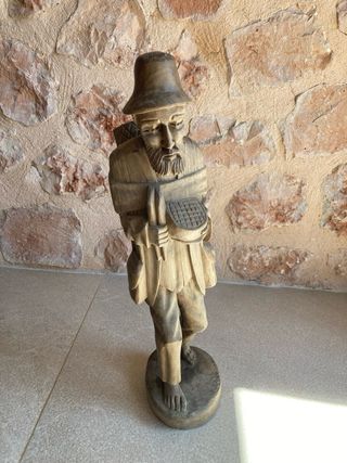 Escultura madera tallada artesano