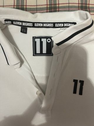 Polo Eleven Degrees blanco - Talla M