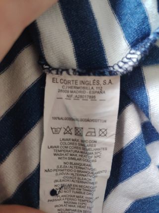 Polo rayas niño - Azul y blanco