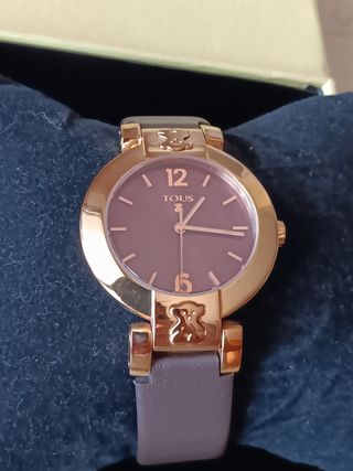 Reloj Tous marrón dorado 100% original 