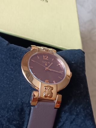 Reloj Tous marrón dorado 100% original 