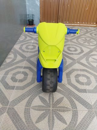 Moto Juguete Bebé - Verde y Azul