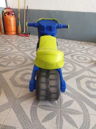Moto Juguete Bebé - Verde y Azul