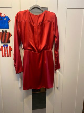Vestido Zara rojo M/L - Elegante