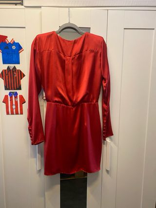 Vestido Zara rojo M/L - Elegante