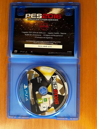 PES 2016 PS4 (PlayStation 4)