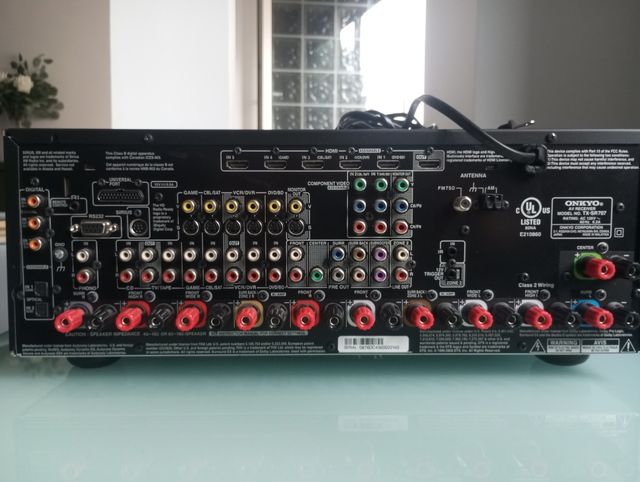 Onkyo TX-SR707US - Amplificador 7.2ch