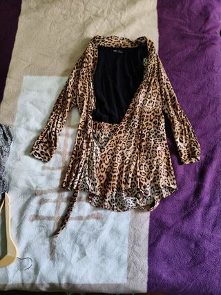 Vestido leopardo Zara