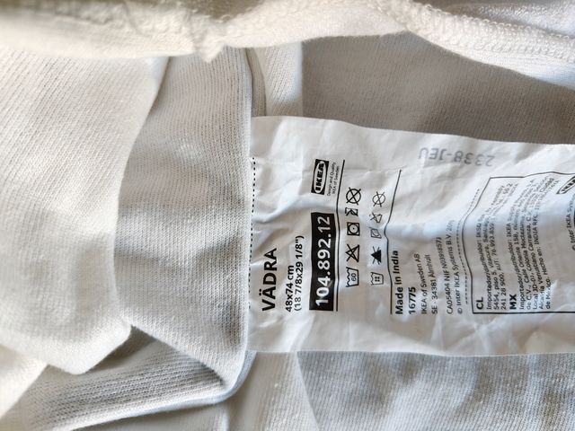 Funda cambiador bebé Ikea