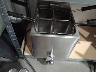 Cocedero pasta industrial 4 cestas