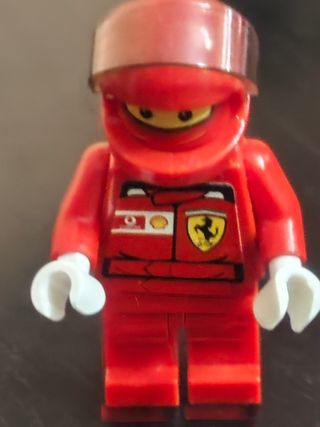 LEGO MINIFIGURA FERRARI PIT CREW PERECTO ESTADO.